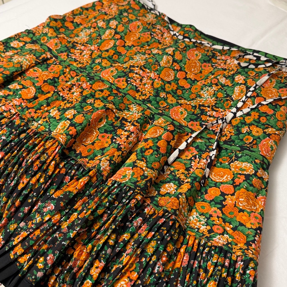 Coach Multicolor Floral paneled Skirt size 2 - Picture 14 of 16